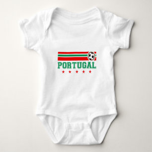Body Para Bebê Futebol de Portugal