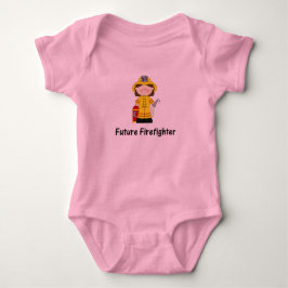 Body Para Bebê Futura Bombeiro