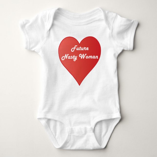 Body Para Bebê Futura Mulher Desagradável (Frente)