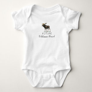 Body Para Bebê Futura Natureza Selvagem Nomad Moose
