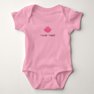 Body Para Bebê Futura vaqueira