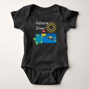 Body Para Bebê Future Diver Design - Baby Jersey - Bodysuit
