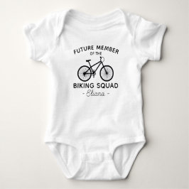Body Para Bebê Future Member of The Biking Squad - Cycling