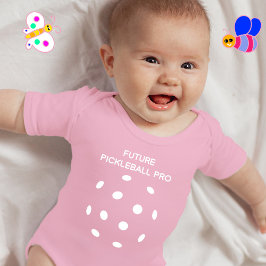 Body Para Bebê Future Pickleball PRO pink
