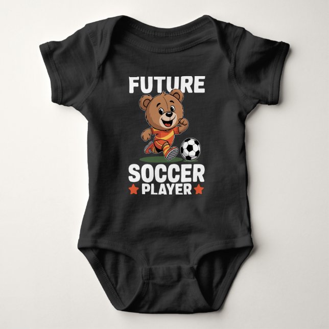 Body Para Bebê Future Soccer Player (Frente)