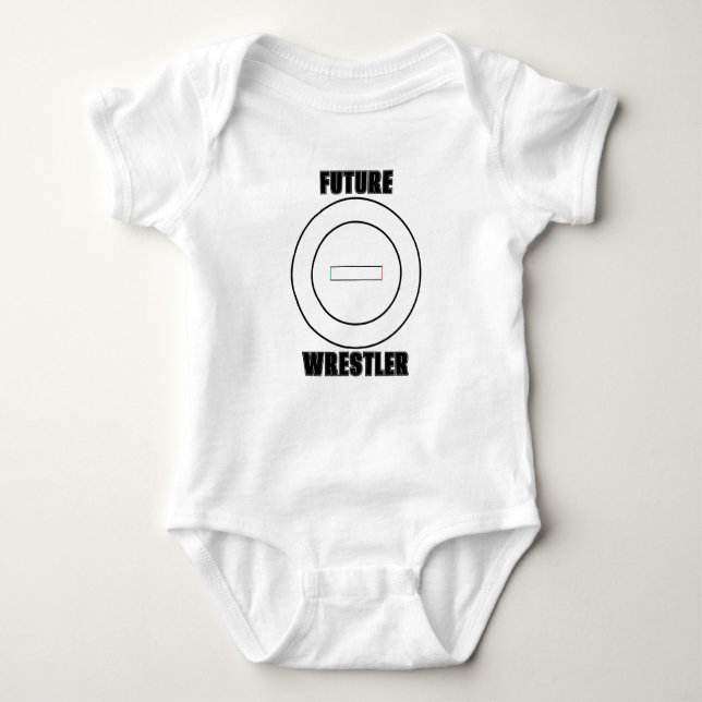 Body Para Bebê Future Wrestler Baby Jersey (Frente)