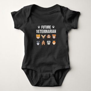 Body Para Bebê Futuro Amante de os animais Veterinário Vet Tech 