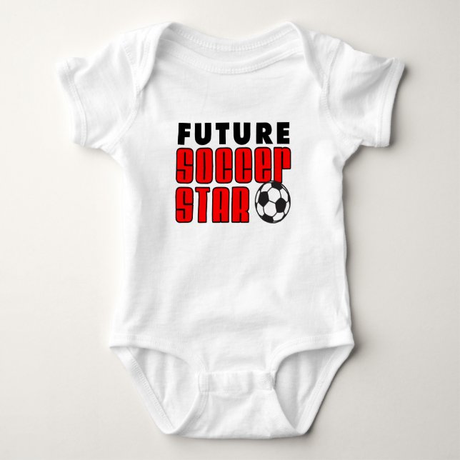 Body Para Bebê Futuro Astro do Futebol (Frente)