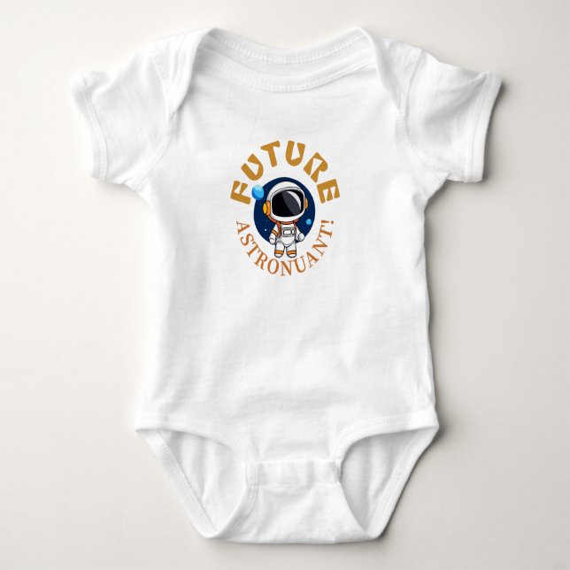 Body Para Bebê Futuro astronauta (Frente)