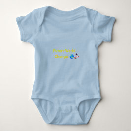 Body Para Bebê Futuro Bebê Mudador do Mundo Onesis