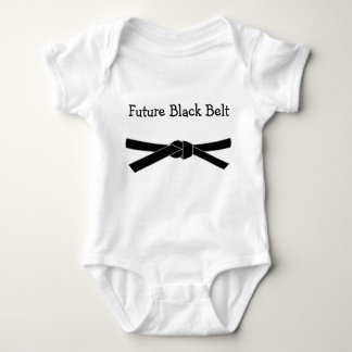 Body Para Bebê Futuro Black Belt Baby Jersey