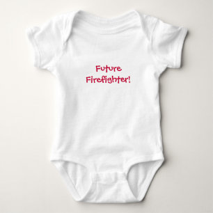 Body Para Bebê Futuro Bombeiro!