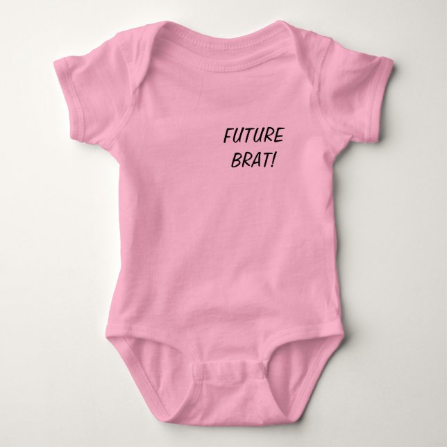 BODY PARA BEBÊ FUTURO BRAT! (Frente)