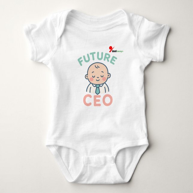Body Para Bebê Futuro CEO (Frente)