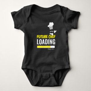 Body Para Bebê Futuro Chef Carregando Negro Engraçado Menino Pers