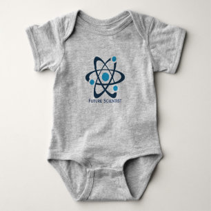 Body Para Bebê Futuro Cientista Atom Design Baby Clothing