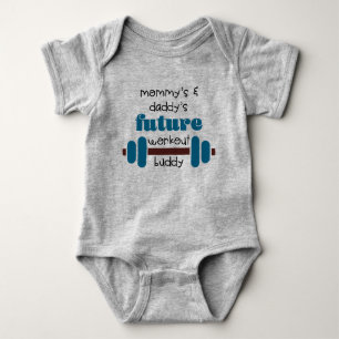 Body Para Bebê Futuro companheiro de exercício