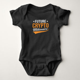 Body Para Bebê Futuro Cripto Milionário seja um Dia Milionário