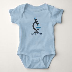 Body Para Bebê Futuro Design de microscópio para bebê