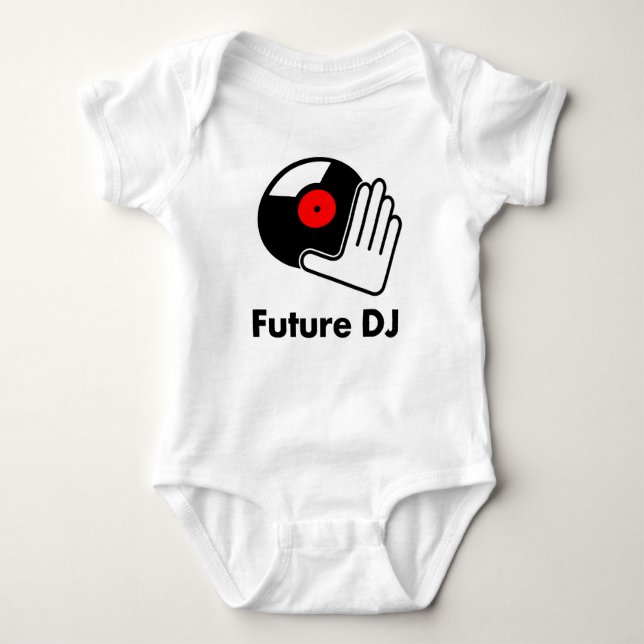 Body Para Bebê Futuro DJ (Frente)