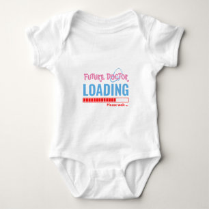 Body Para Bebê Futuro Doutor Carregando Unisex Personalizado Engr