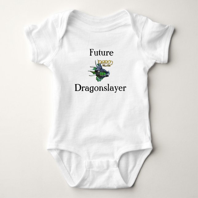 Body Para Bebê Futuro, Dragonslayer (Frente)
