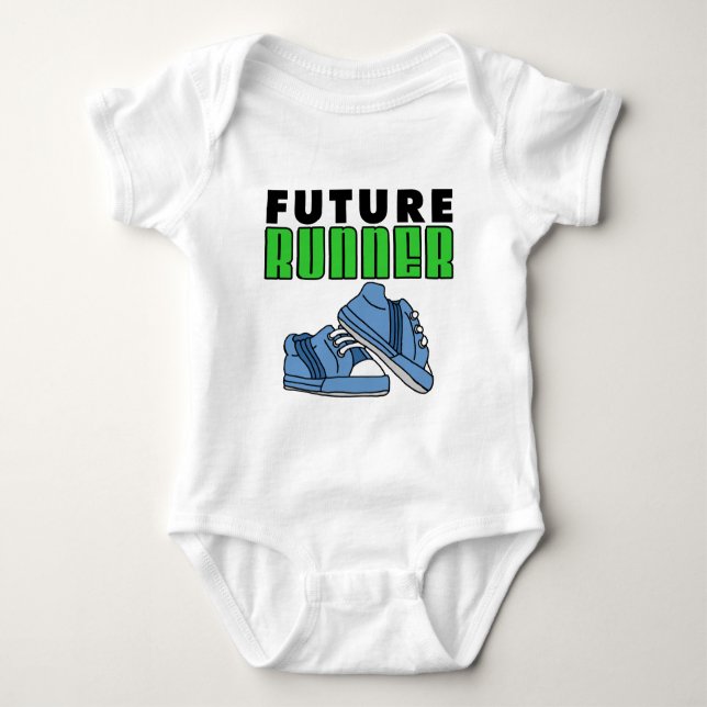 Body Para Bebê Futuro Garoto Corredor (Frente)
