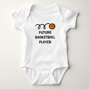 Body Para Bebê Futuro jogador de basquetebol Vestuário de bebê