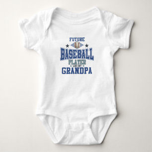 Body Para Bebê Futuro Jogador De Beisebol Como Meu Avô