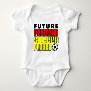 Body Para Bebê Futuro Jogador de Futebol Peruano