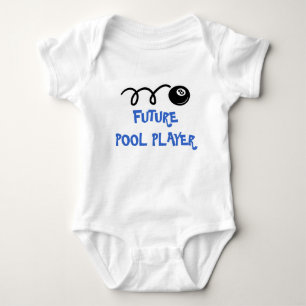 Body Para Bebê Futuro jogador de piscina Roupas de bebê bonitas