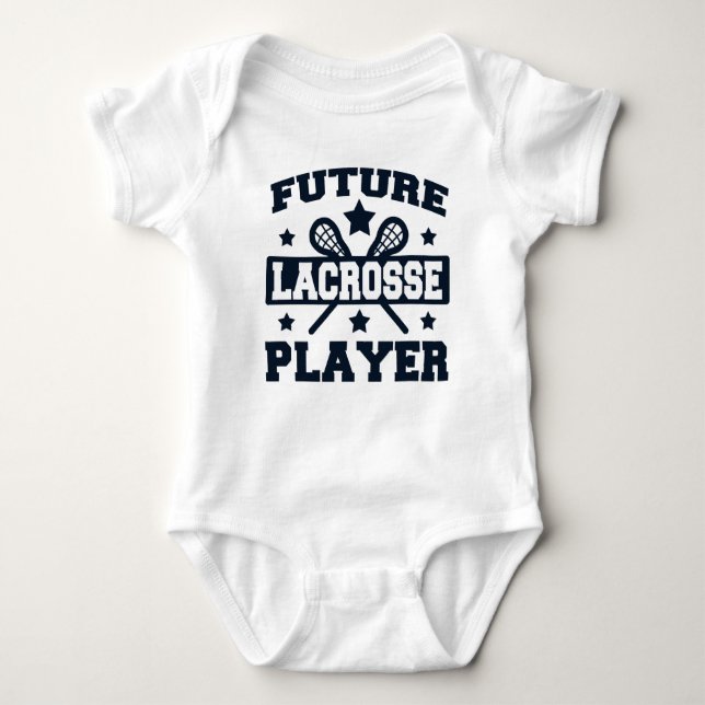 BODY PARA BEBÊ FUTURO LACROSSE PLAYER (Frente)