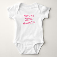 Futuro Miss América | Roupa para bebês