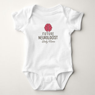 Body Para Bebê Futuro Neurologista Nome Personalizado Fofinho Neu