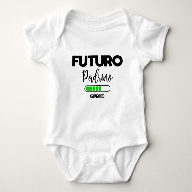 Body Para Bebê Futuro padrino cargando (Frente)