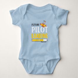 Body Para Bebê Futuro Piloto Carregando Personalizado Unisex Dive