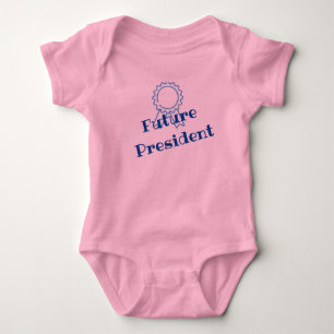 Body Para Bebê Futuro Presidente T-Shirt
