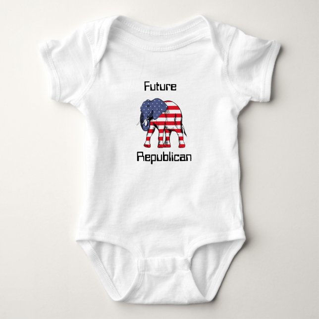 Body Para Bebê Futuro Republicano (Frente)