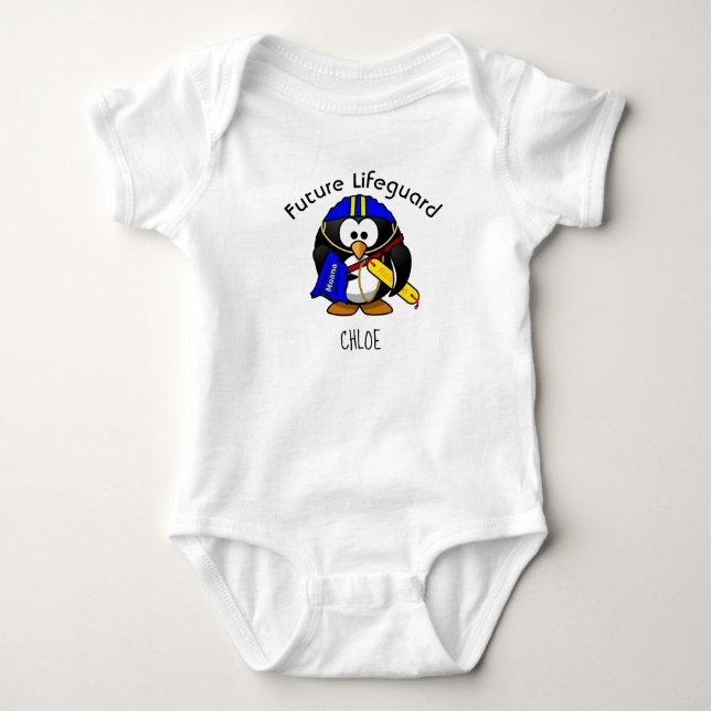 Body Para Bebê Futuro Salvavidas (Frente)