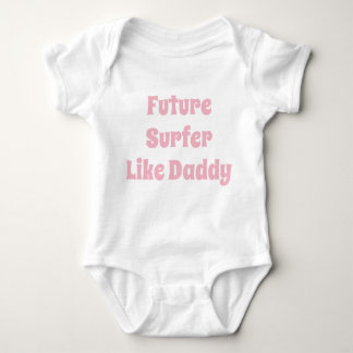 Body Para Bebê Futuro Surfista Como Pai Bebê Roupa