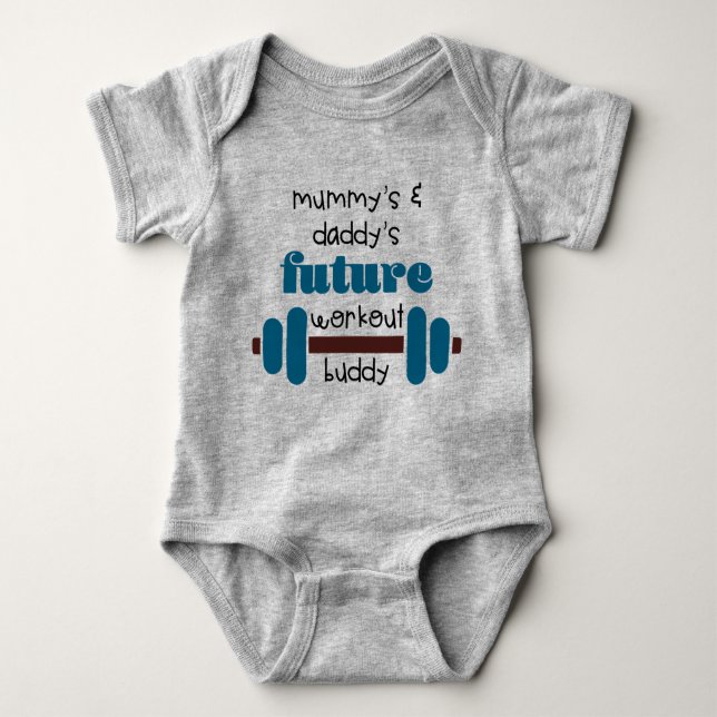 Body Para Bebê Futuro treino para o bebê (Frente)