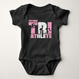 Body Para Bebê Futuro Triatleta Triathlon Baby Girl Presente