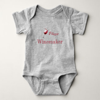 Body Para Bebê Futuro Vinicultor Bebê Amante de Vinho Divertido