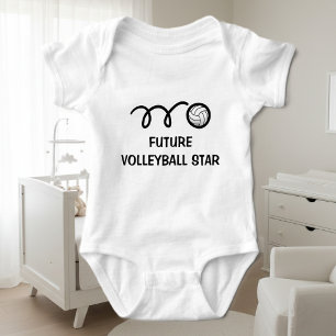 Body Para Bebê Futuro voleibol Vestuário de bebê bonito