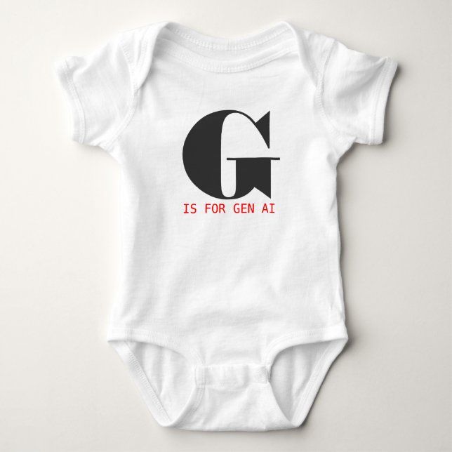 Body Para Bebê G é para Gen AI (Frente)