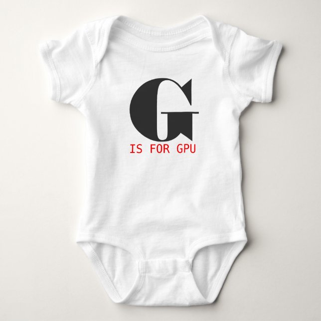 Body Para Bebê G é para GPU (Frente)