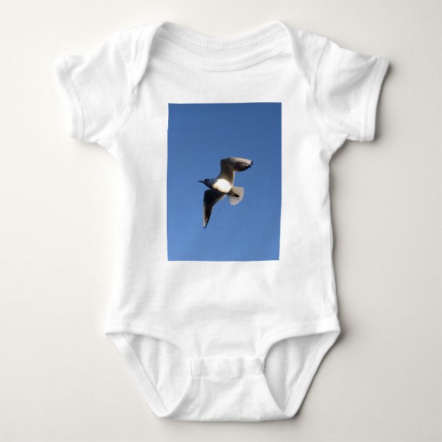Body Para Bebê Gaivota-pequena (Frente)