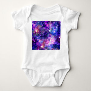Body Para Bebê Galaxy Night Impressão Cosmic Design