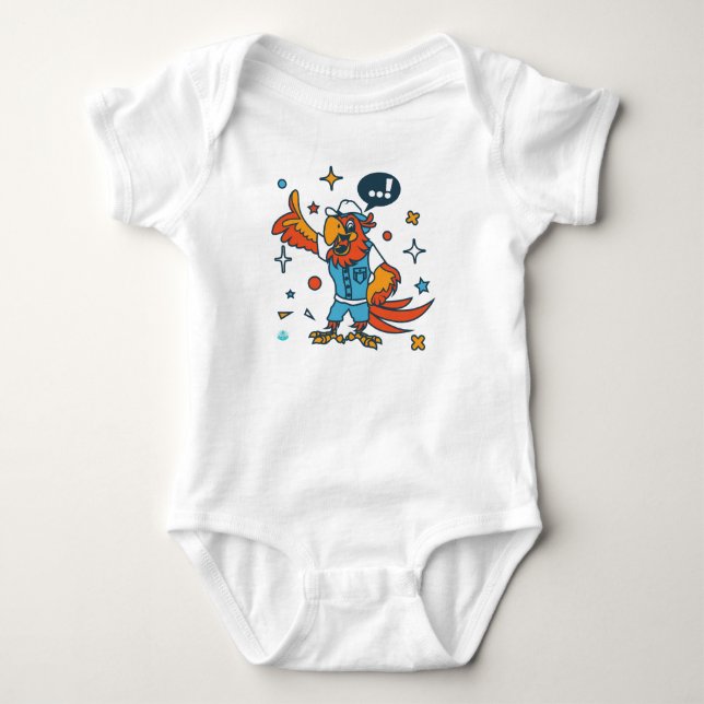 Body Para Bebê Galinha (Frente)