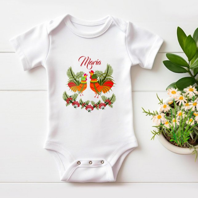 Body Para Bebê Galo e galinha (Criador carregado)